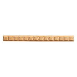 Wave wood moulding